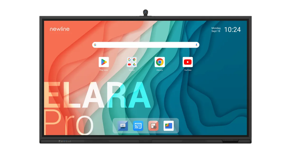 Newline Elara Pro interactive panel for NZ schools
